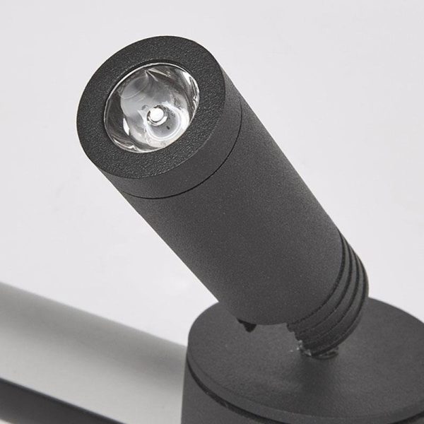 LED Strip Modern Flush Mount Ceiling Lights with Bulb and Spotlight - Image 3