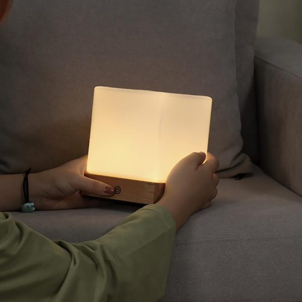 Mini Cube LED Table Lamp Ambient Lighting - Image 5
