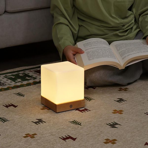 Mini Cube LED Table Lamp Ambient Lighting - Image 4