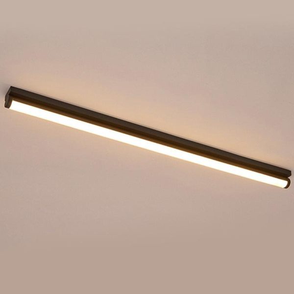 24'' 30'' Rectangular LED Modern Flush Mount Lighting White Black Ceiling Lights - Image 6