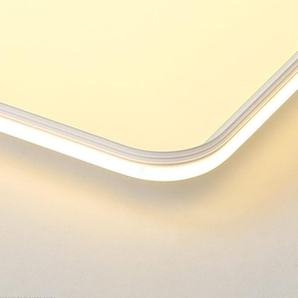 16'' Square Modern Flush Mount Ceiling Lights with Remote - Image 7
