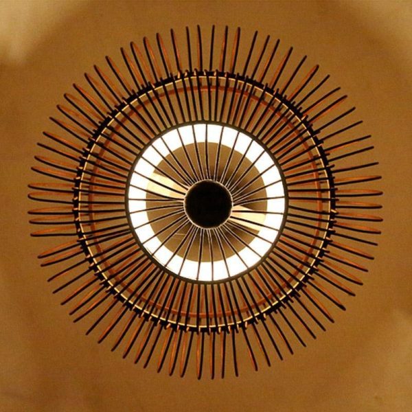 2-Tiers Bubble Dark Brown Moroccan Pendant Light with a Large Central Light - Image 7