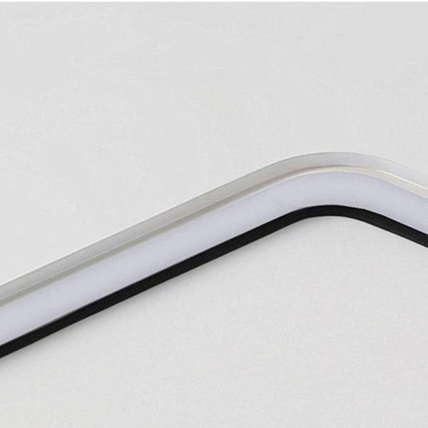 24'' Square Modern Flush Mount Lighting LED Dimmable Ceiling Lights with Edge - Image 7