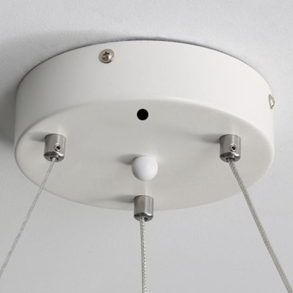 Heads Spotlight Circle Linear LED Chandelier Ceiling Lights with Remote Control - Image 10