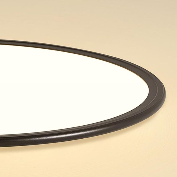 16'' Modern LED Ultrathin White Black Flush Mount Lights Circle Ceiling Lights - Image 14