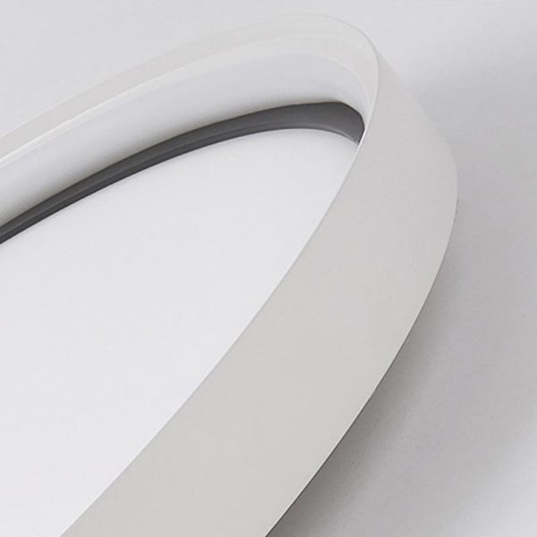 16'' Single LED Acrylic Circle Flush Mount Modern Lighting with Edge - Image 13