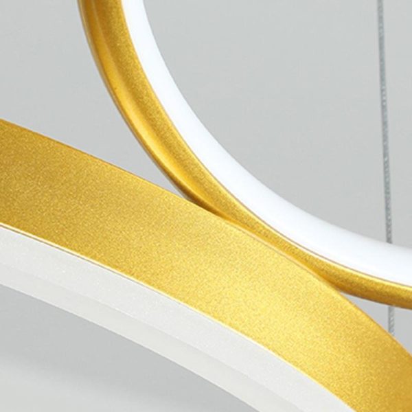 Imperial Crown Modern Chandelier Dimmable Ceiling Light with Remote - Image 14