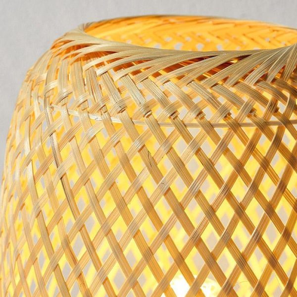 Japanese Rattan Table Lamps Natural Ambient Lighting Charm - Image 7