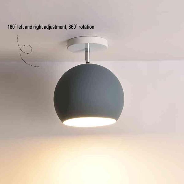 3 Overlapping Ovals LED Ceiling Light Flush Mount Metal Light - Image 6