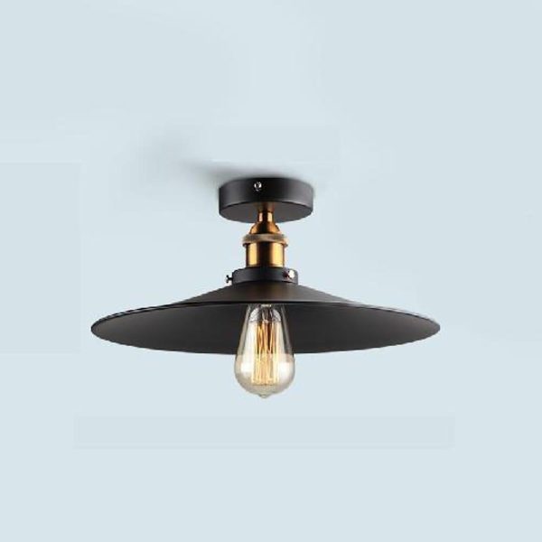 Circular Teardrop Pendant Light Industrial Hallway Lighting LED Ceiling Light - Image 6