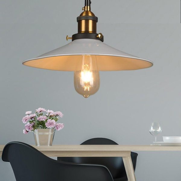 Adjustable Industrial Metal Stylish Cone-Shaped Pendant Lighting - Image 2
