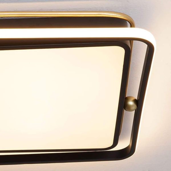 Squares Artistic LED Flush Mount Ceiling Light for Bedroom - Image 4