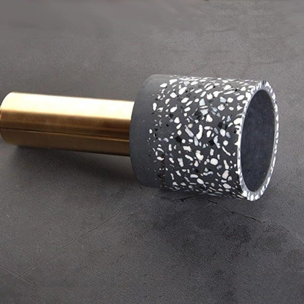 Cylinder Concrete LED Electroplated Nordic Pendant Light Island Lights - Image 9