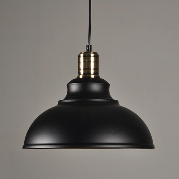 Semi Globe Metal LED Vintage Pendant Light Hanging Lamp Island Lights - Image 8