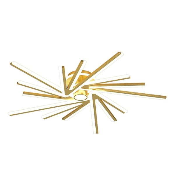 Abstract Tube Flower Shaped LED Nordic Flush Mount Lighting Ceiling Lights - Image 11
