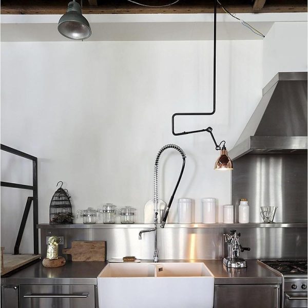 Modern Creative Mini Chandelier Island Metal Ceiling Light 1 Bulb - Image 2