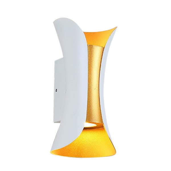 Curved LED Up and Down Lighting Waterproof Modern Outdoor Wall Lights - Image 17