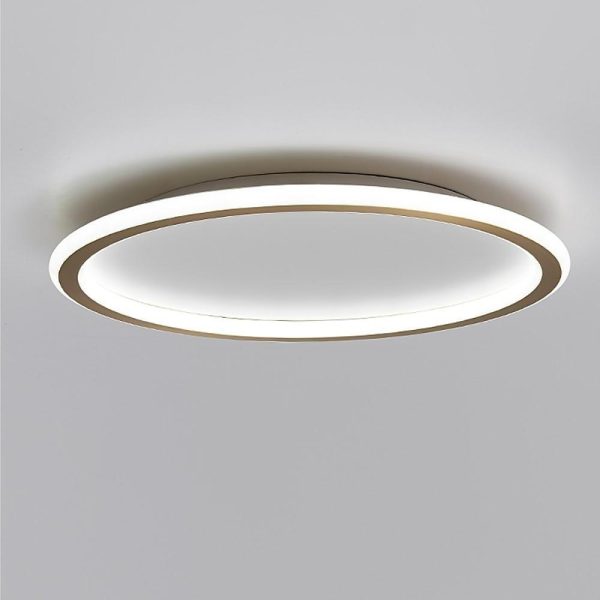 Circle Design Minimalist Nordic Integrated LED Flush Mount Ceiling Light - Image 6