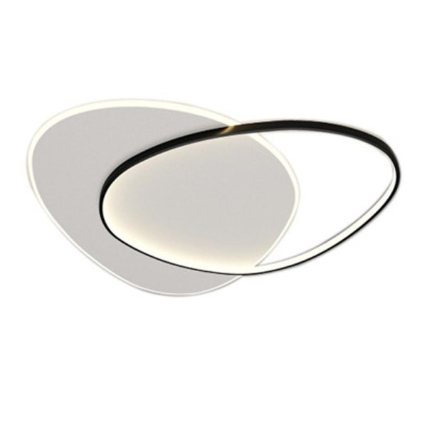 Rounded Triangles Flush Mount Ceiling Light Artistic LED Light - Image 2