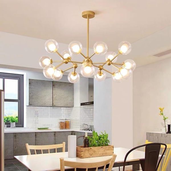 Modern Cluster Sputnik Chandelier Globe Chandelier 15 Bulbs - Image 6