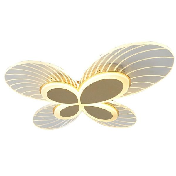 Butterflies Shaped Dimmable LED Nordic Flush Mount Lighting Ceiling Light - Image 8
