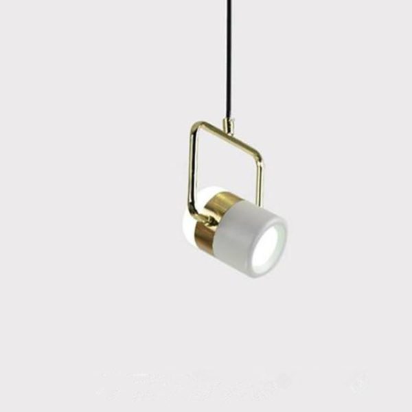 Projector-Like Electroplated Metal Modern Pendant Lighting with Flexible Ambient Light - Image 2