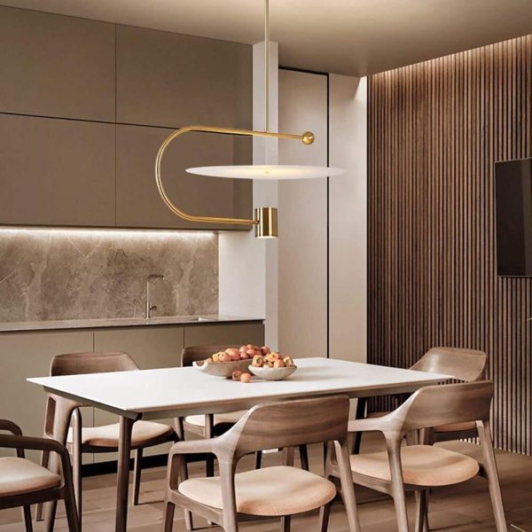 Globe Cylinder Pendant Lights Artistic Metal LED Ceiling Light - Image 2