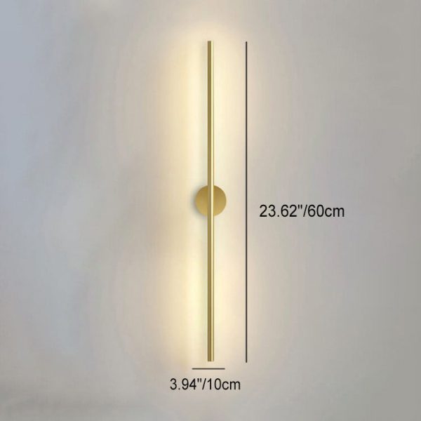 Modern Light Luxury Aluminum Long Strip Antler Shape LED Wall Sconce Lamp - Image 7
