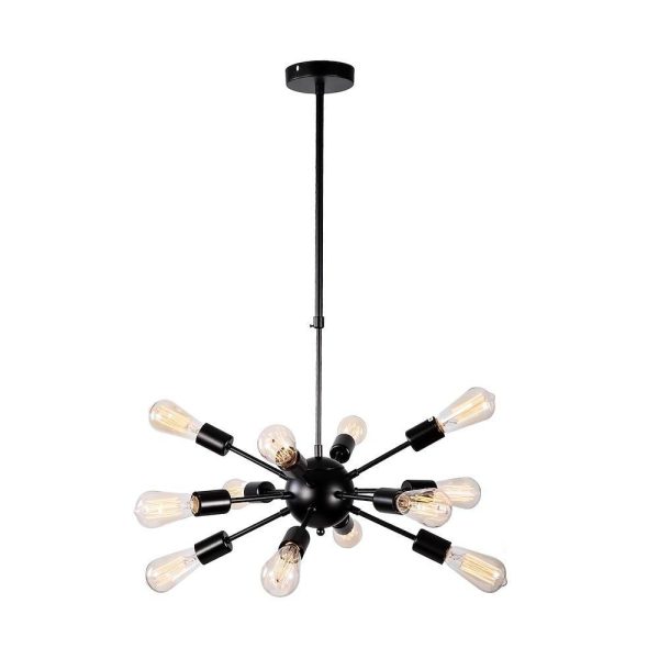 Modern Dining Room Chandeliers Kitchen Sputnik Chandelier with 12 Bulbs - Image 5
