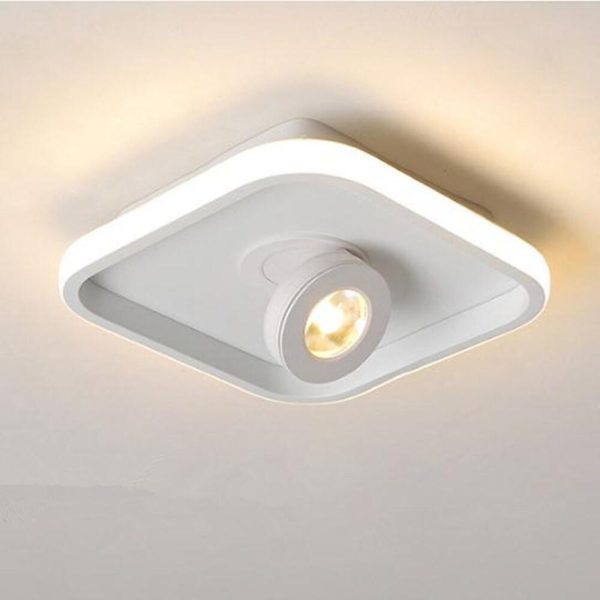 Rounded Square Adjustable Circular Spotlight LED Modern Ceiling Lights - Image 6