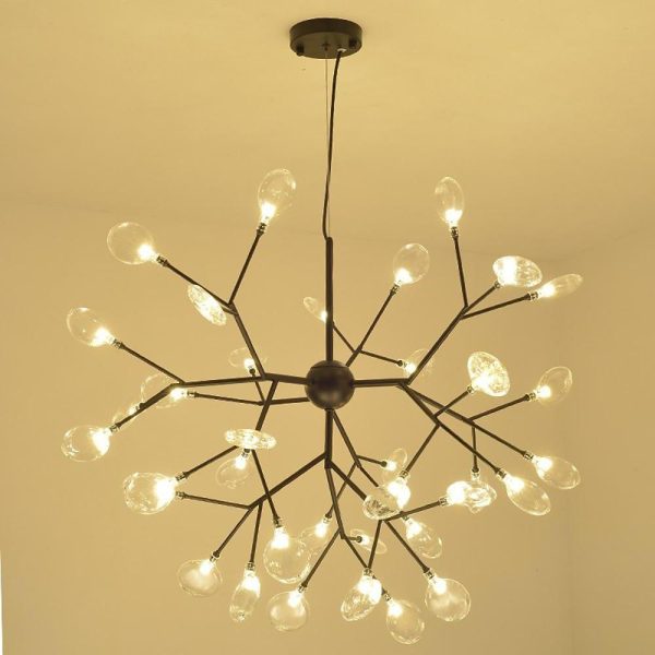 36 Lights LED Cluster Design Modern Sputnik Chandelier Ceiling Light - Image 7