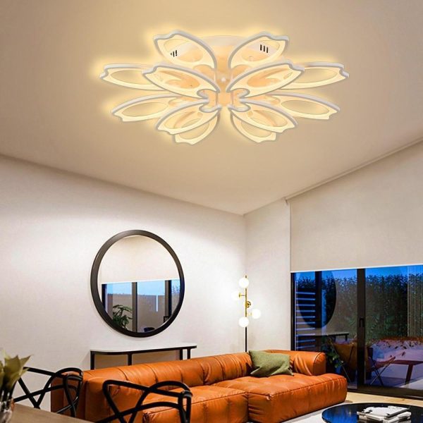 Flower Novelty Flush Mount Ceiling Light Fixtures Modern LED Ceiling Light - Image 6