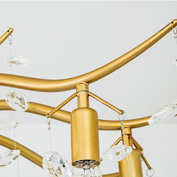 Antique Crystal 7-light LED Artistic Chandeliers Kitchen Island Lighting - Image 6