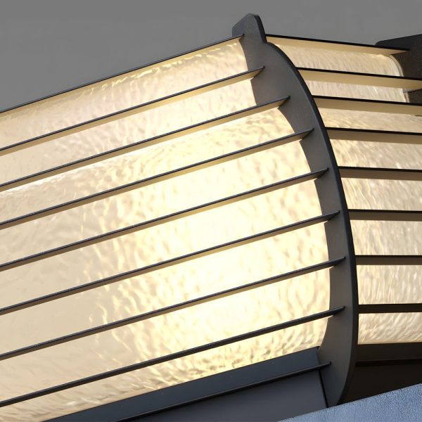Black Lattice Hardiwred/Solar Outdoor Post Pier Mount Light - Image 7