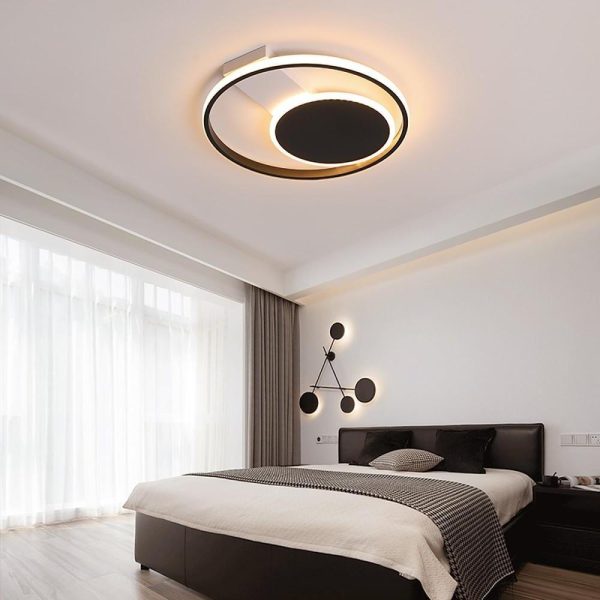 Dual Circle Flush Mount Lights LED Bedroom Ceiling Lights - Image 9