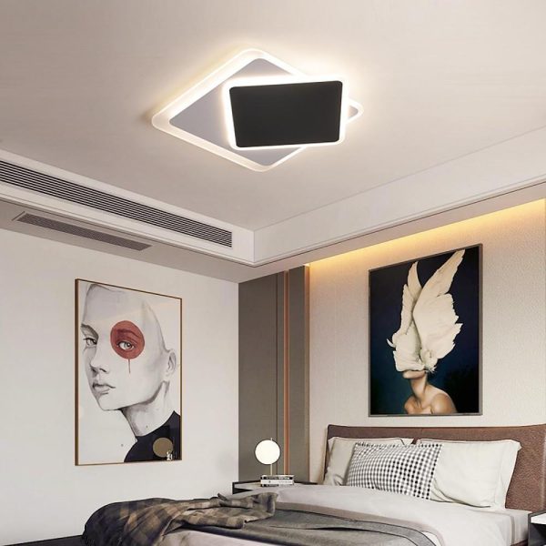 Square Flush Mount Lights LED Baby Kids Lights Bedroom Ceiling Lights - Image 3