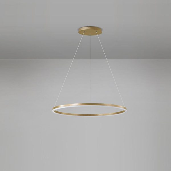 Circle LED Modern Chandelier Pendant Light Hanging Lamp Island Lights - Image 16