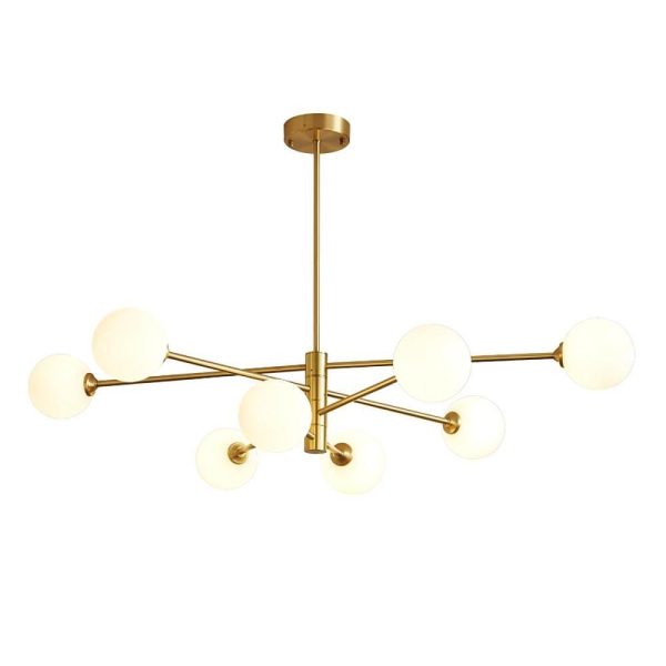 Industrial Modern Cluster Globe Geometric Pendant Light Ceiling Light - Image 6