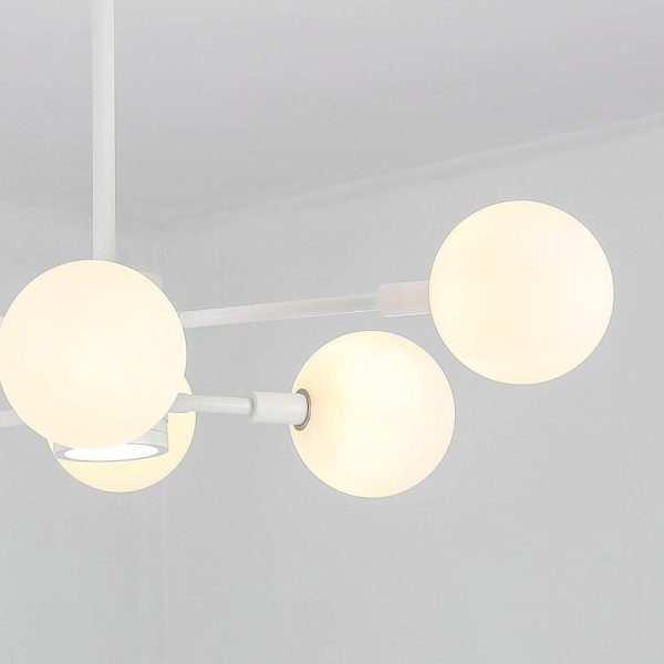 6-light LED Glass Metal Modern Chandeliers Kitchen Island Lighting - Image 11