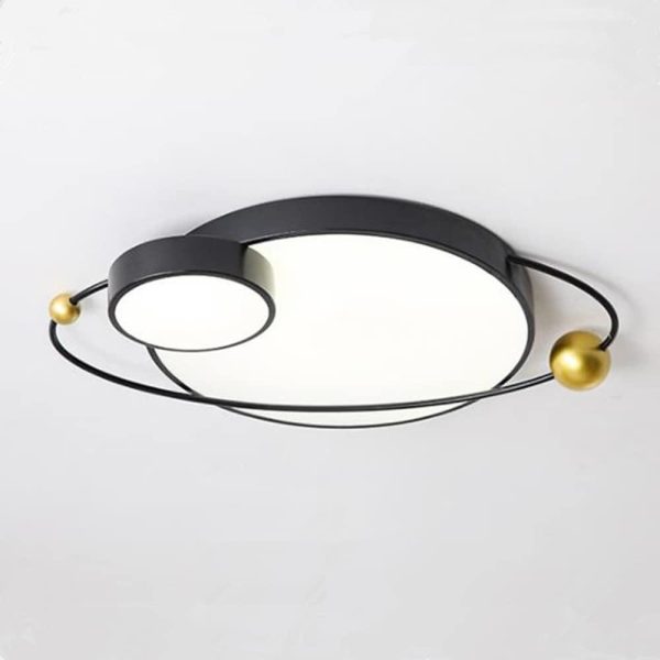 Circle Globes Flush Mount Ceiling Light LED Dimmable Light - Image 2