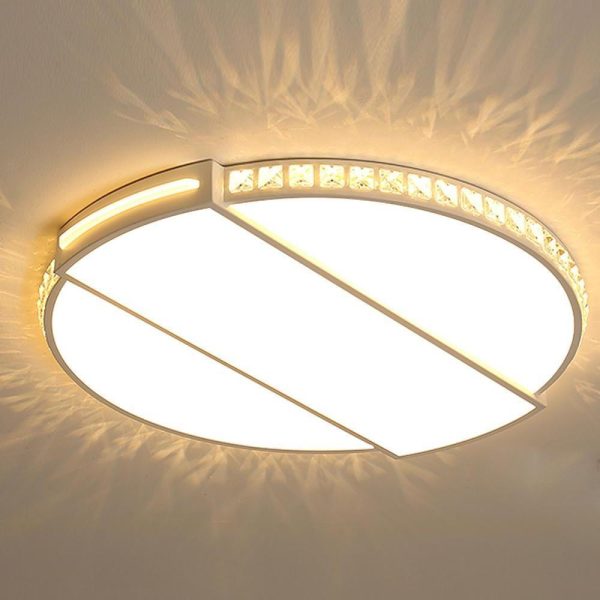 Circle Rectangular Flush Mount Light Fixtures Single LED Ambient Light - Image 3