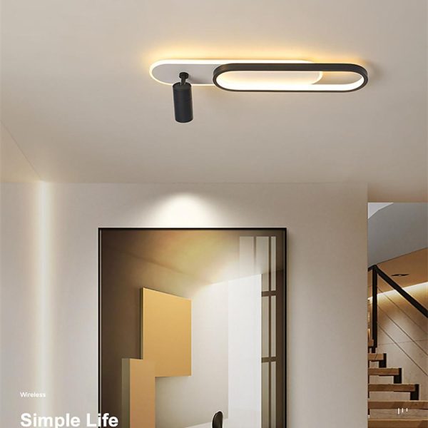Spotlight Rectangles Metal Modernist Style Design Flush Mount Lighting LED Ceiling Light - Image 3