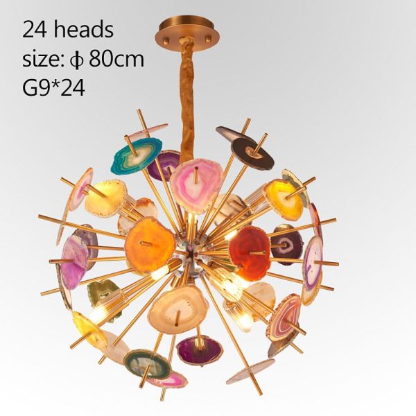 3 Light Colorful Globe Design LED Modern Chandeliers Pendant Light - Image 5