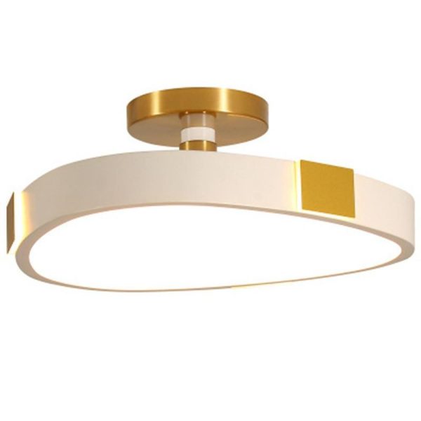 Rounded Abstract Flush Mount Lights LED Bedroom Ceiling Lights - Image 2