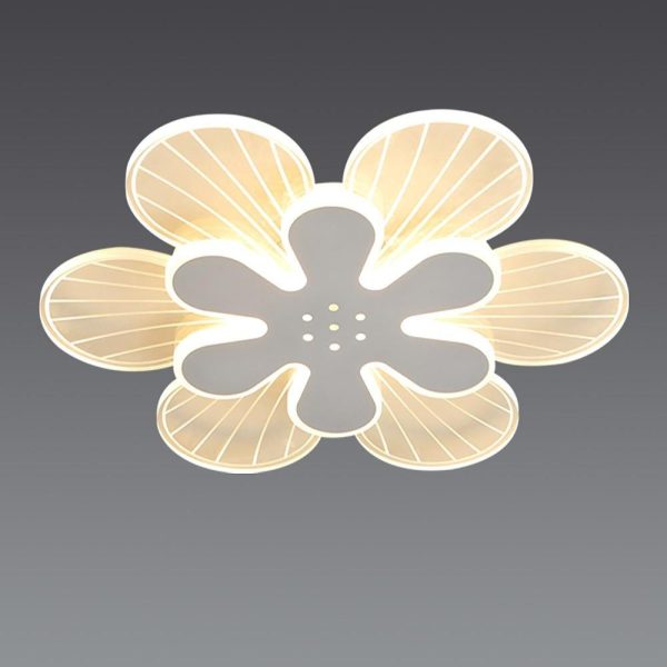 Novelty Stylish Flower LED Flush Mount Ceiling Light for Bedroom - Image 10