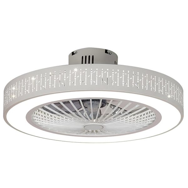 Creative Bladeless Ceiling Fans Light Ceiling Fans with Chandelier Ceiling Fan Lamp - Image 8