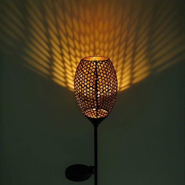 Vintage Red Wine Glass Solar LED Garden Lights Enchanting Outdoor Ambiance - Image 8