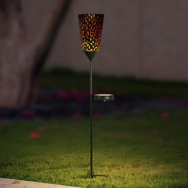 Vintage Red Wine Glass Solar LED Garden Lights Enchanting Outdoor Ambiance - Image 3