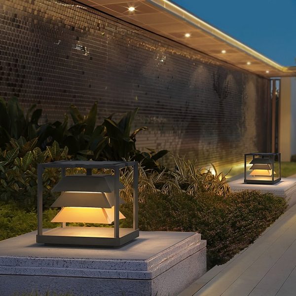 Creative Waterproof Outdoor Post Lights Pillar Light Garden Lights Landscape Lighting - Image 2