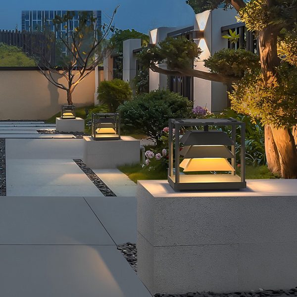 Creative Waterproof Outdoor Post Lights Pillar Light Garden Lights Landscape Lighting - Image 4